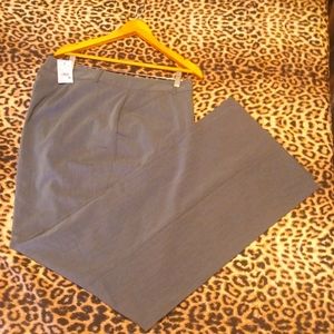 20T Women's plus size grey dress trousers by Ashley Stewart. New.